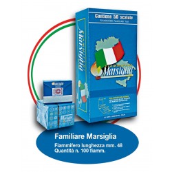 Fiammiferi lunghi 20 cm confezione da 50 unità.