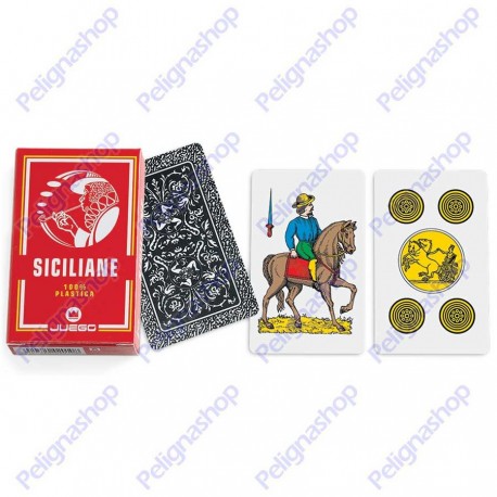 Carte da Gioco Modiano Carte Siciliane 1 Mazzo 40 Carte duplex Anniversario